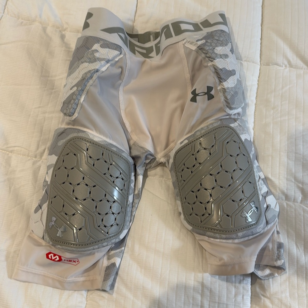 Under Armour Youth Padded Compression Football Shorts